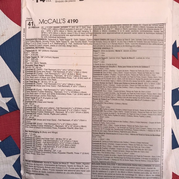 Halloween Deco pattern - Picture 2 of 2